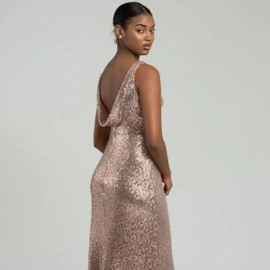 Jenny Yoo Brea Dress - Rose Gold